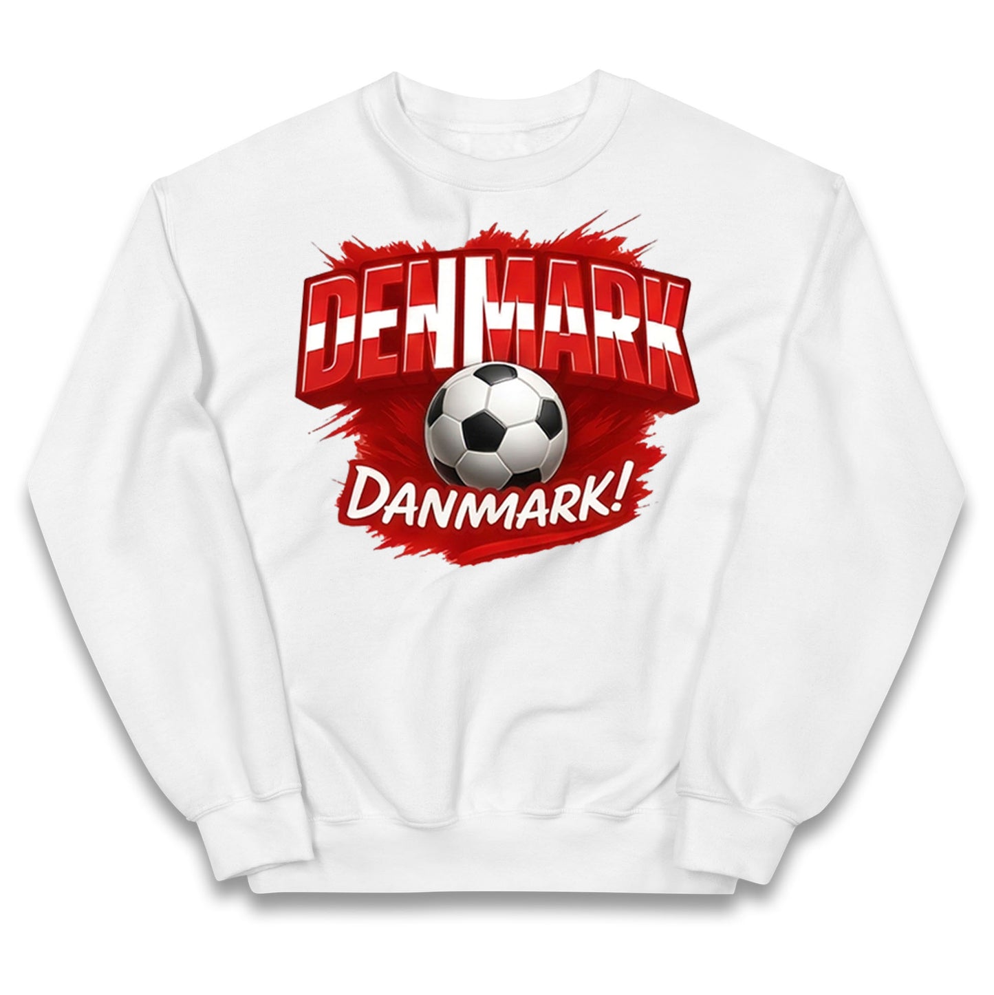 Denmark Retro World Cup Kids Jumper