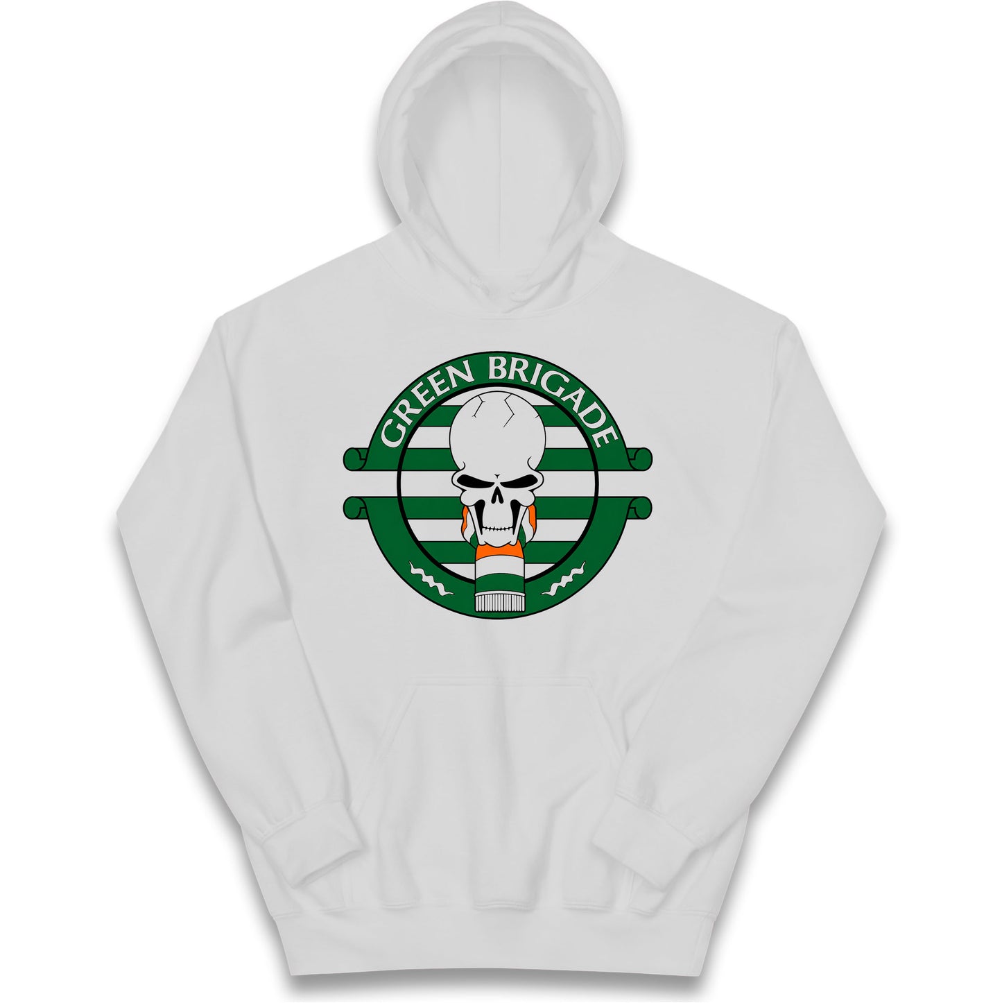 Green Brigade Celtic Football Kids Hoodie