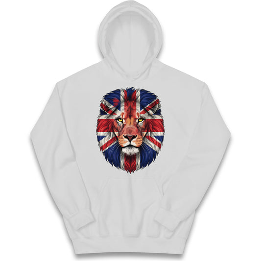 St George Flag Lion Kids Hoodie