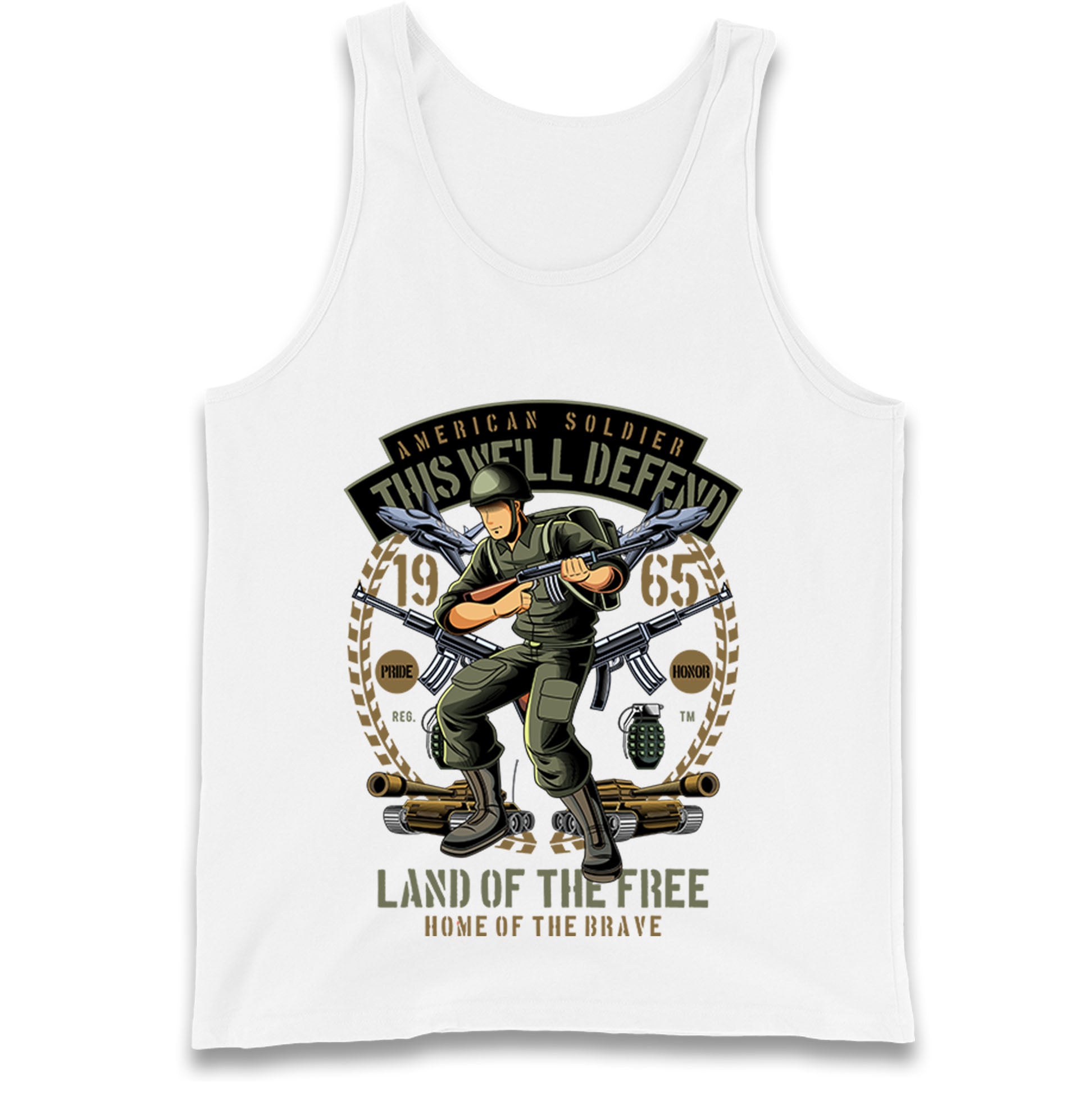American Soldier Tank Top