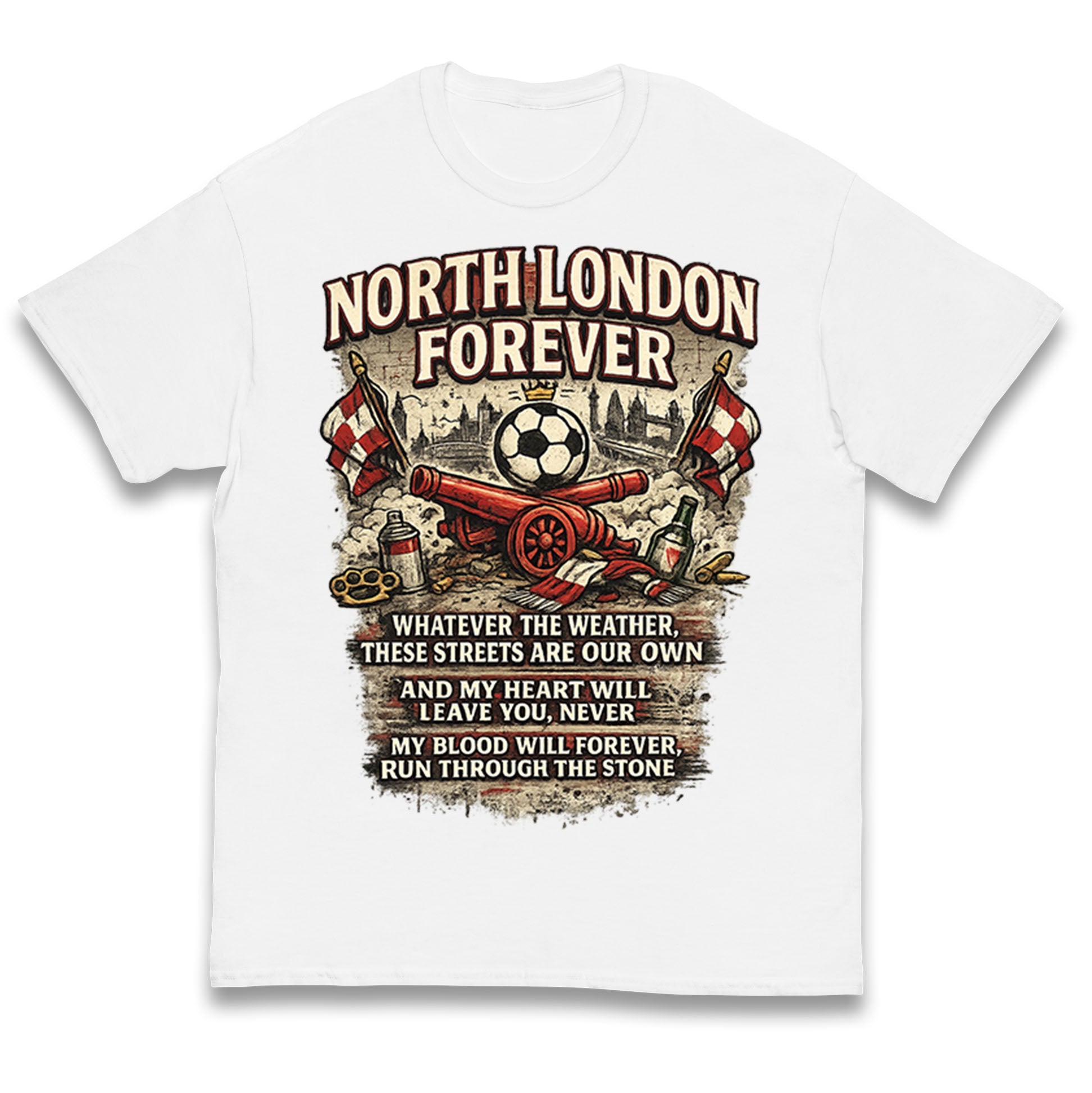 Arsenal North London Forever Kids T Shirt
