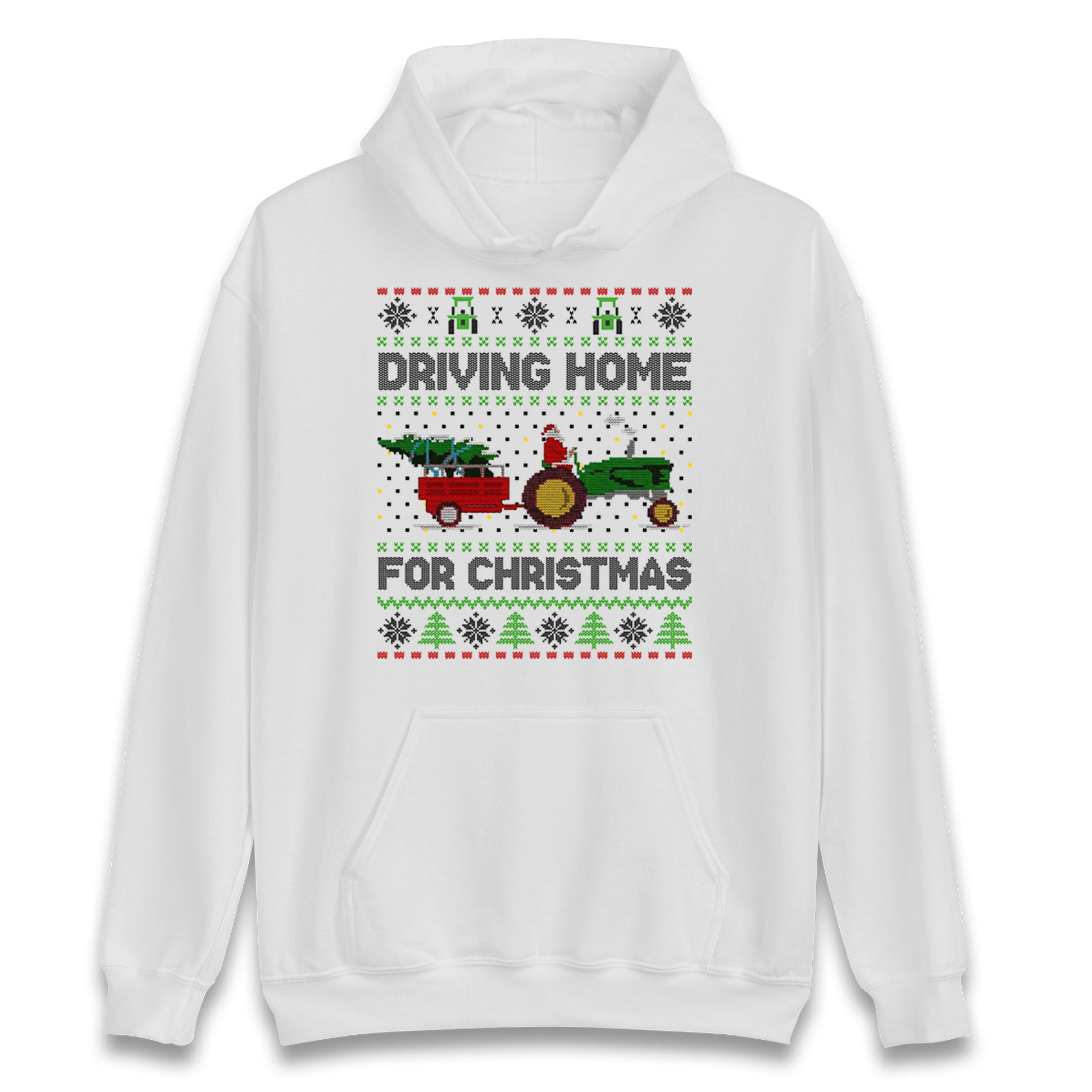John Deere Christmas Hoodie 