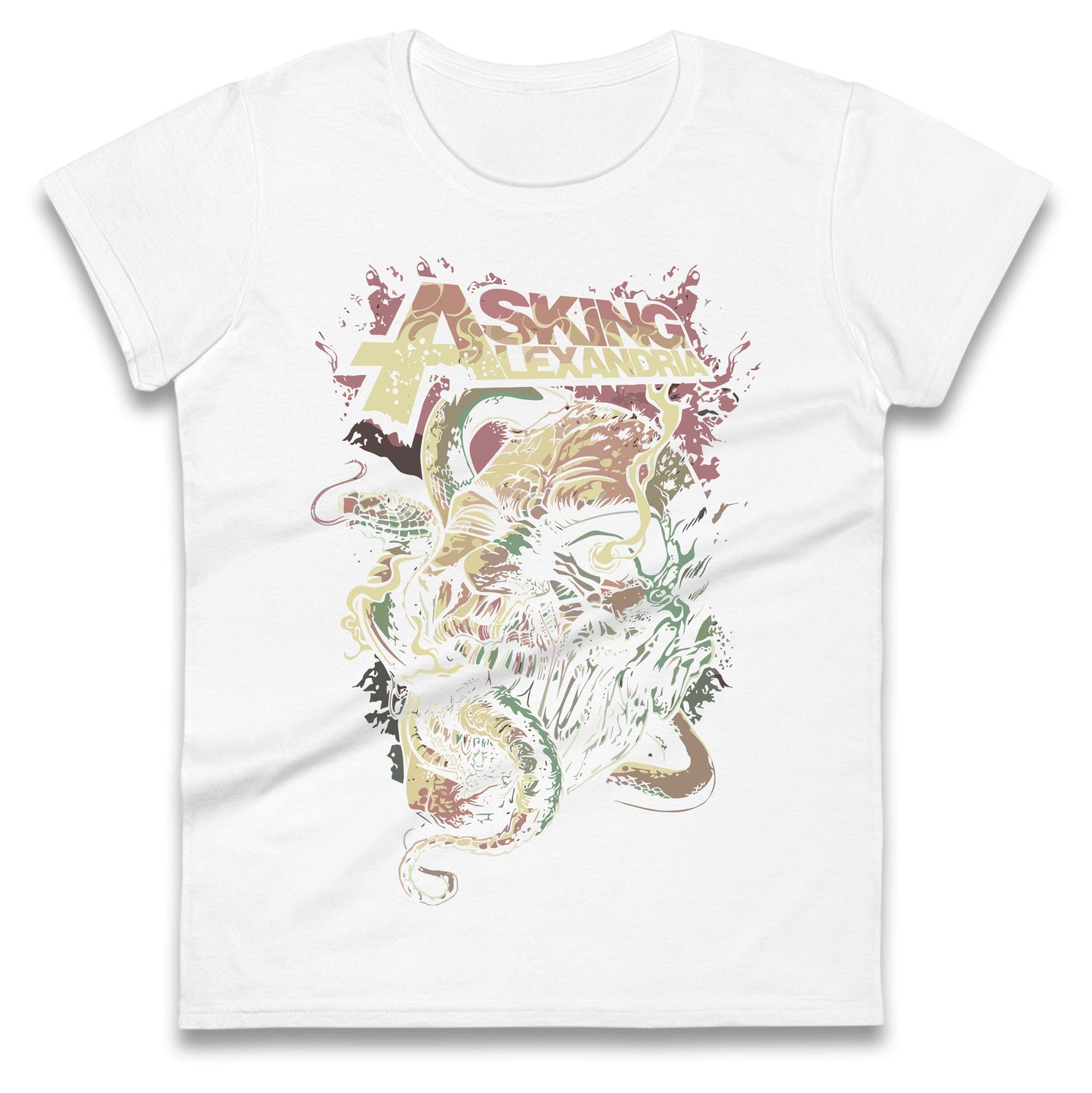 Asking Alexandria Band Ladies T Shirt