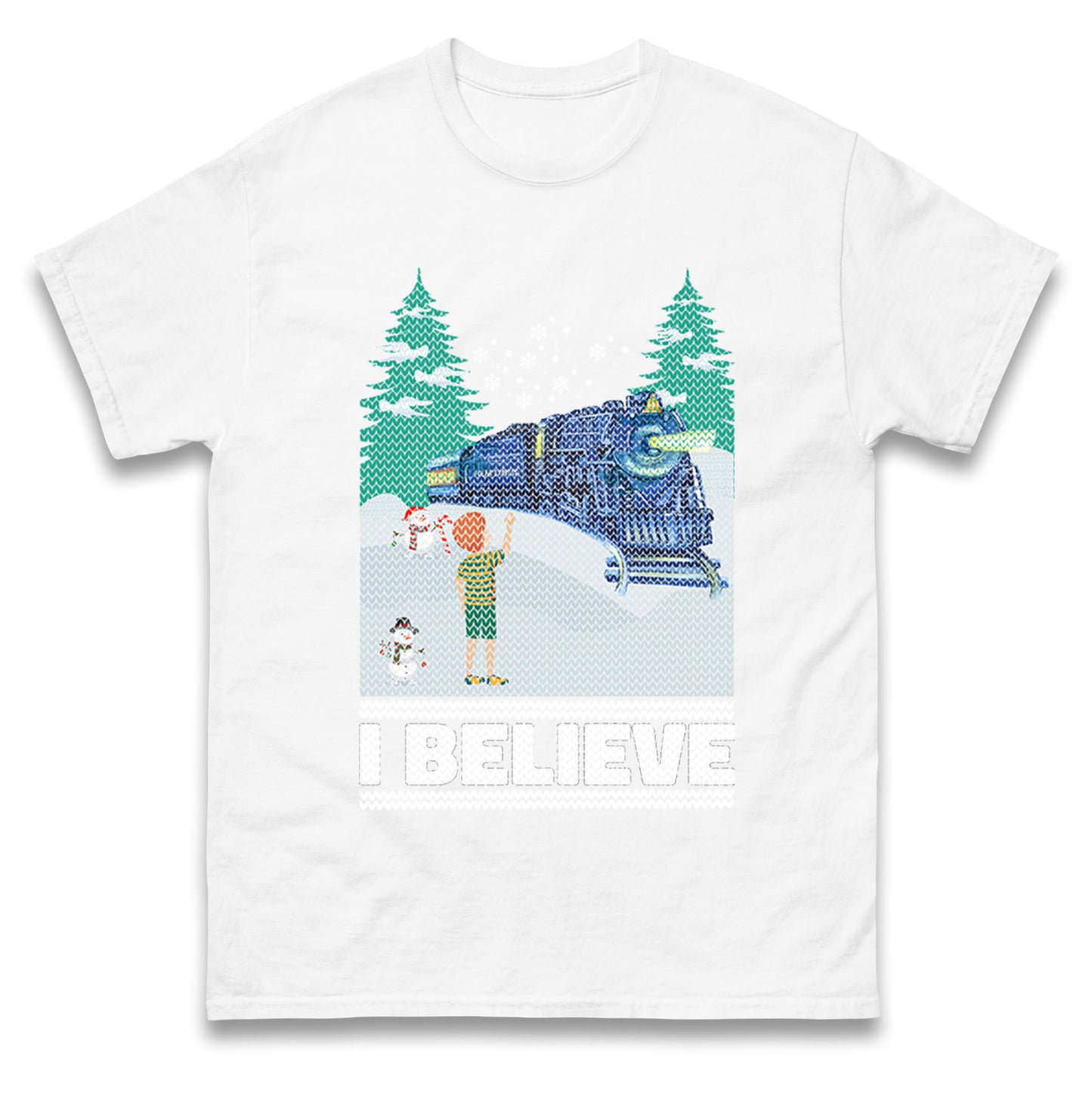 I Beleive Polar Express Christmas t shirts