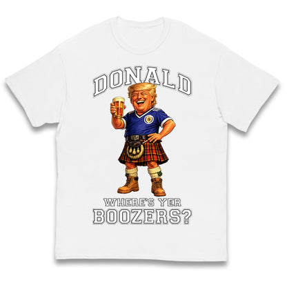 Donald Trump Scotland World Cup Kids T Shirt