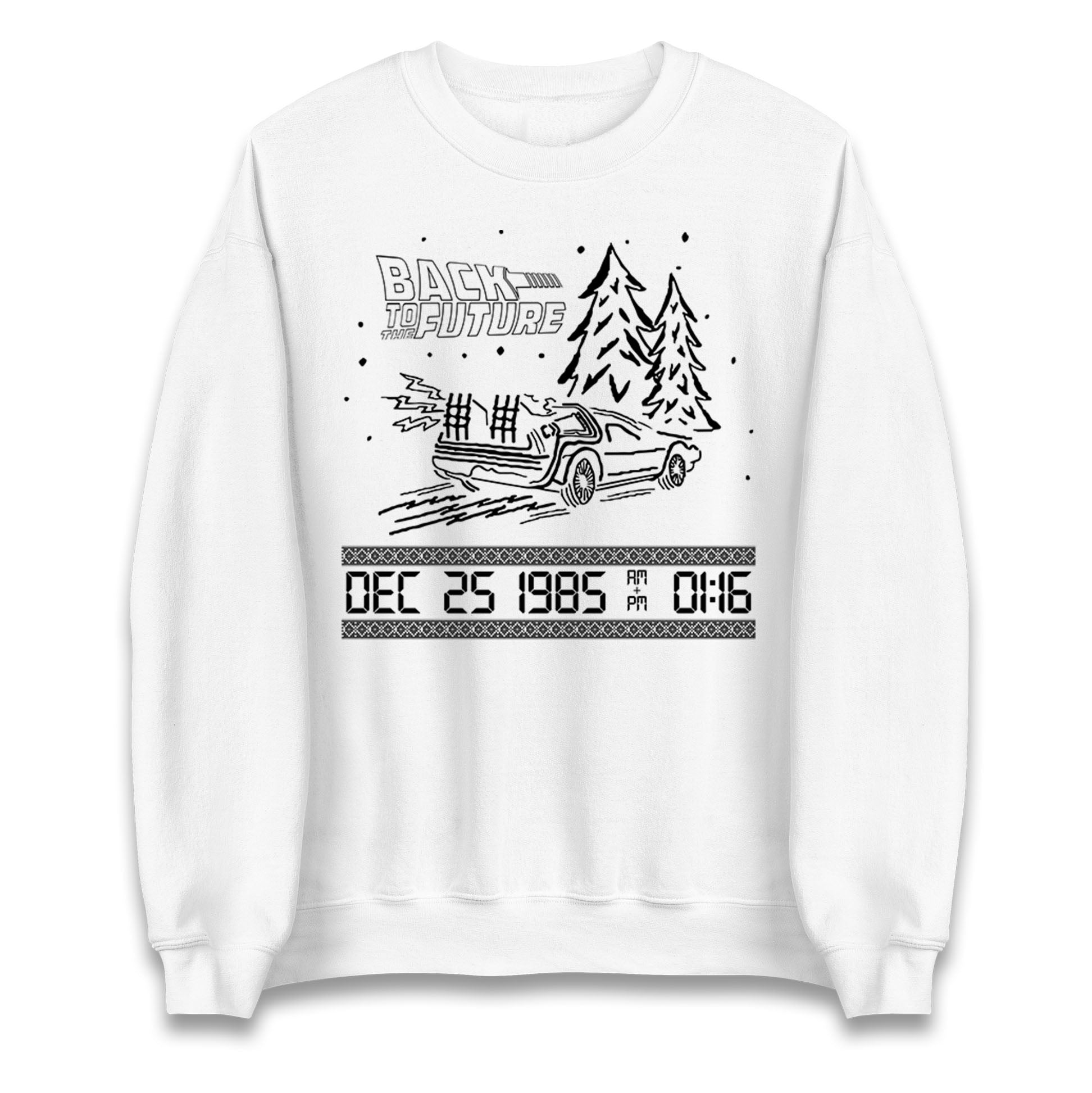 Back to The Future Xmas Jumper