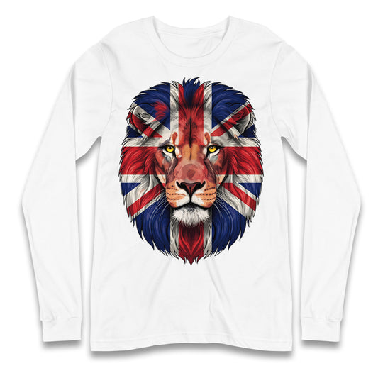 St George Flag Lion Longsleeve T Shirt