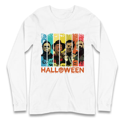 Vintage Villains Halloween Long Sleeve T Shirt