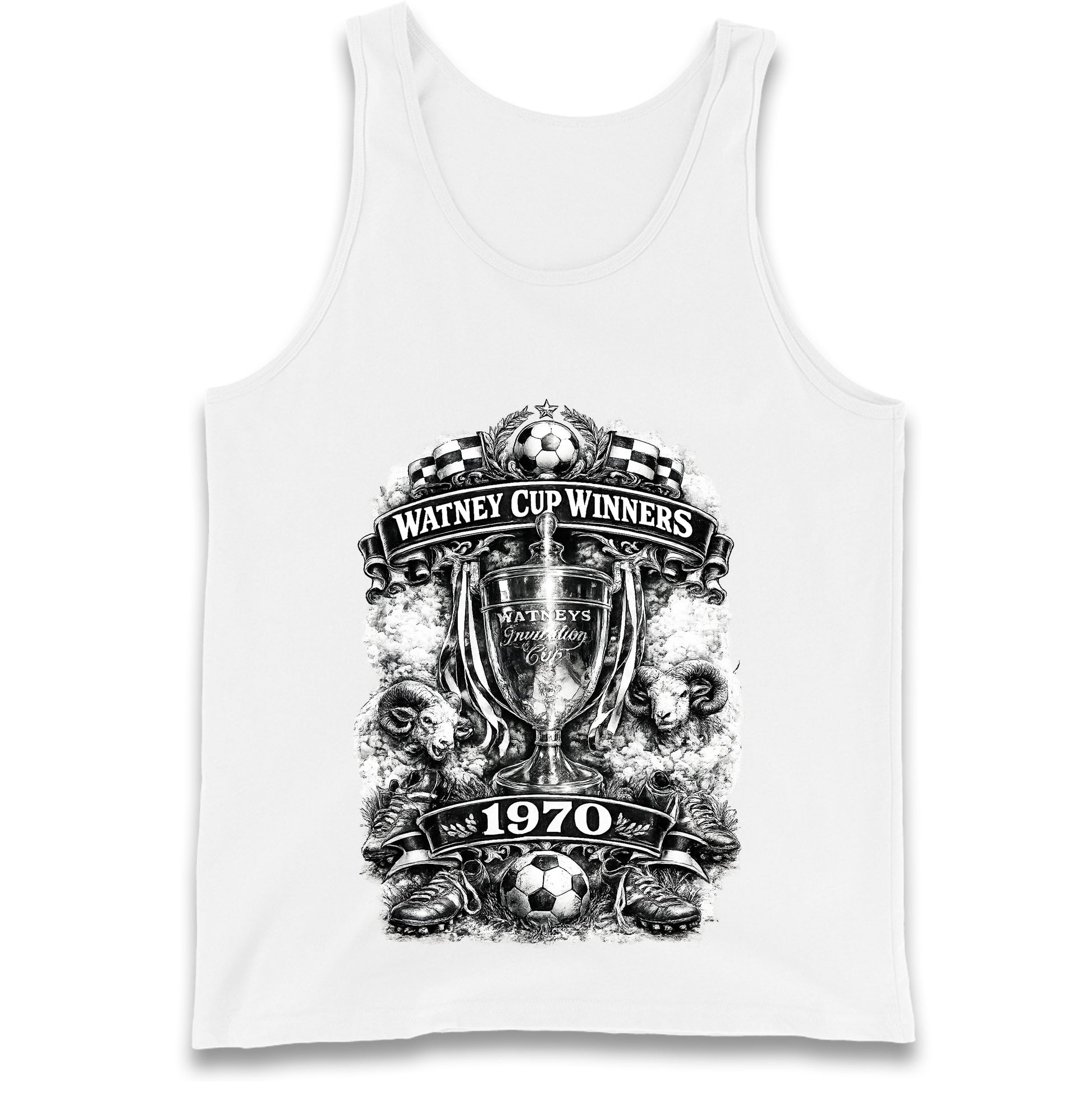 Retro Derby Watney Cup Winners 1970 Tank Top