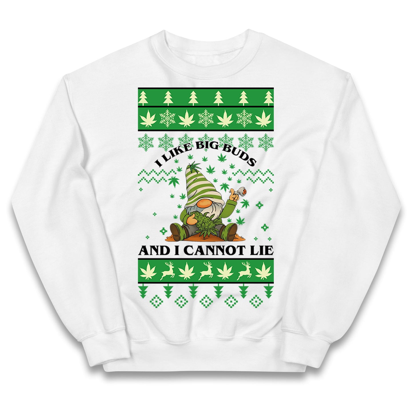 Cannabis Christmas Kids Jumper