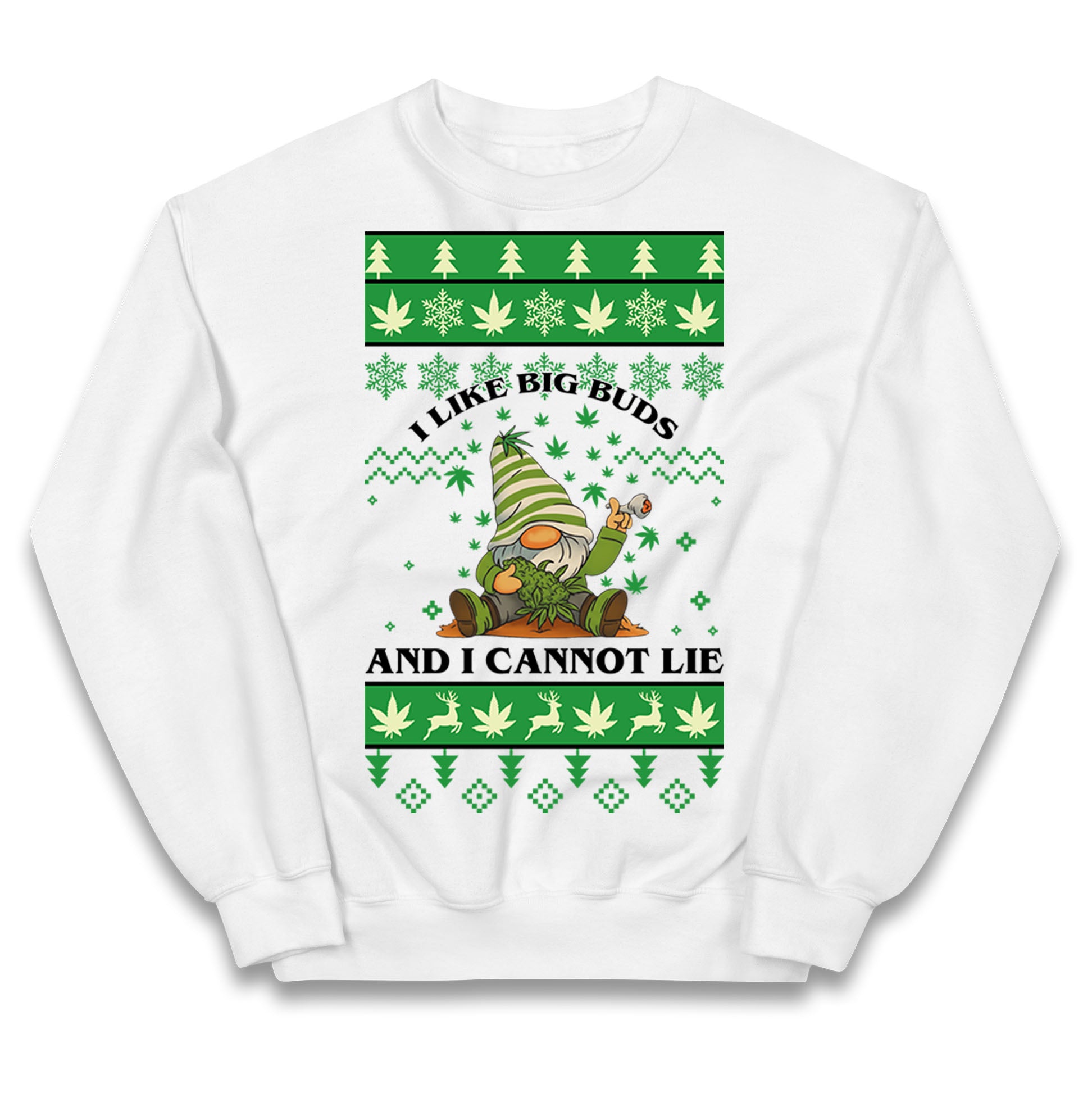 Cannabis Christmas Kids Jumper