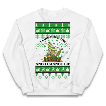 Cannabis Christmas Kids Jumper