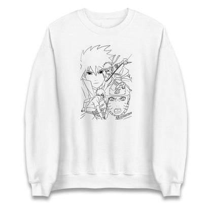 sasuke uchiha and naruto uzumaki sweatshirt