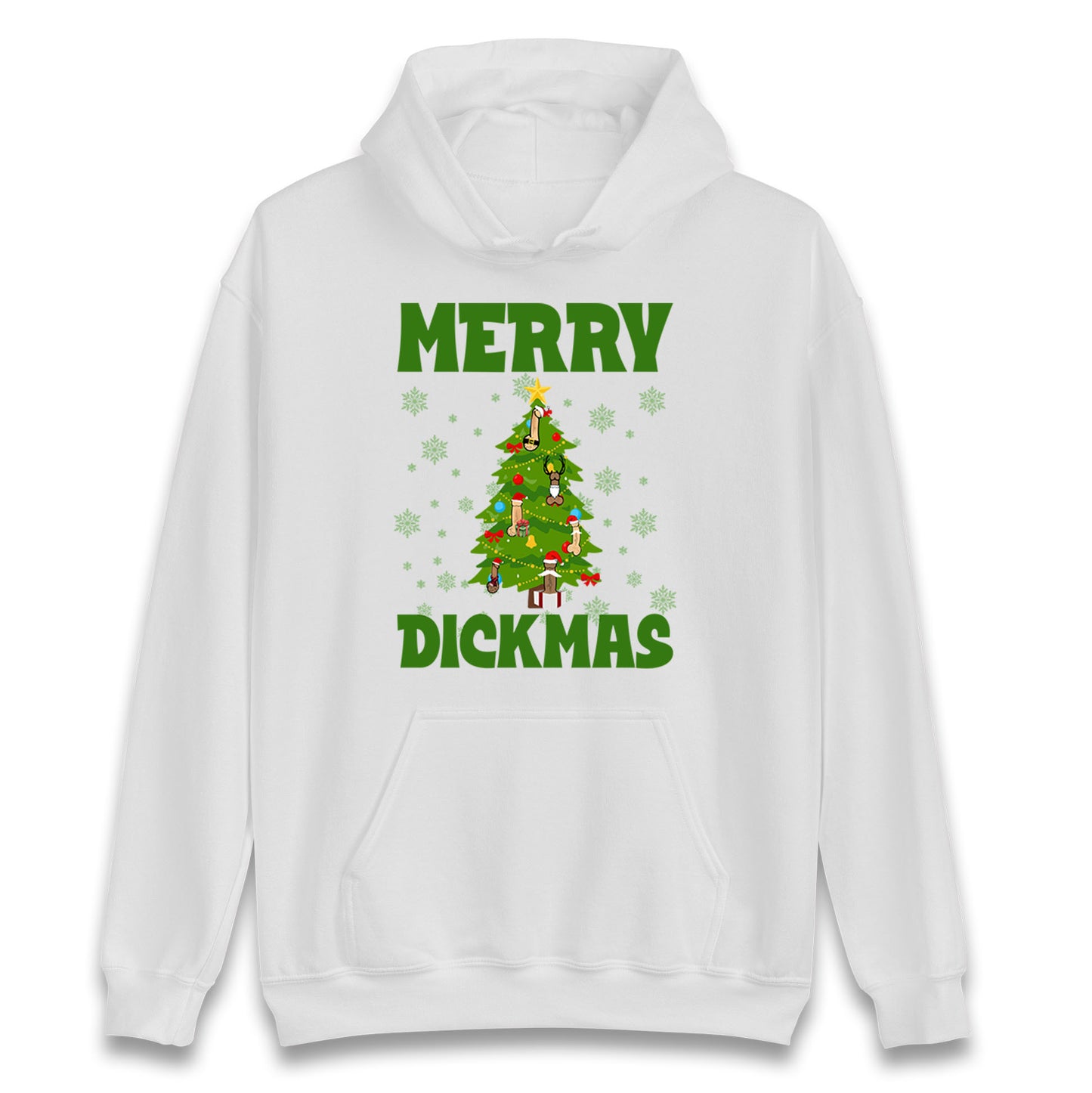 Merry Dickmas Funny Christmas Hoodie