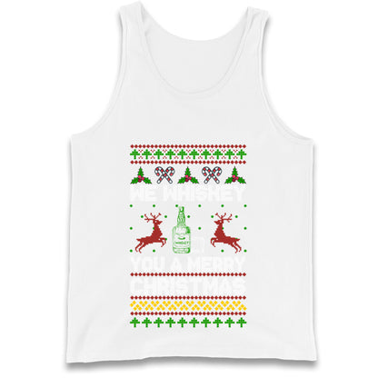 We Whiskey You A Merry Christmas Christmas Tank Top