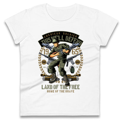 American Soldier Ladies T Shirt