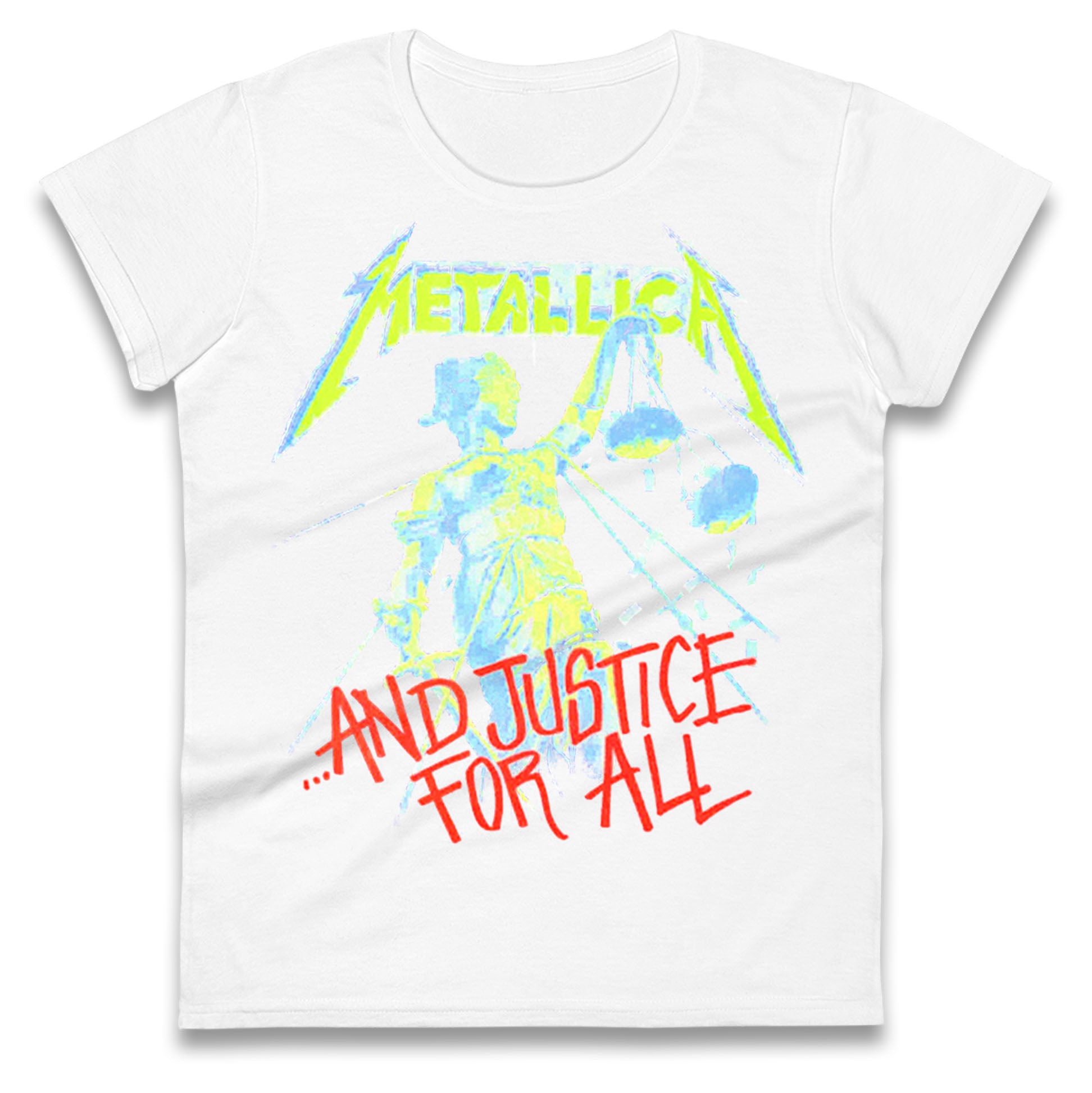 Metallica And Justice For All Ladies T Shirt