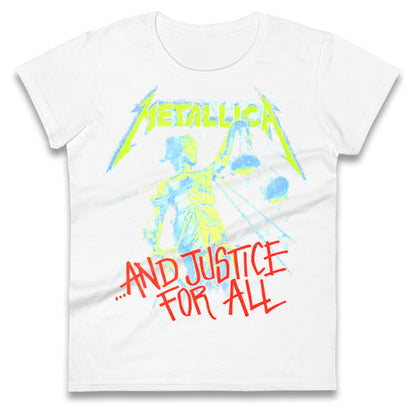 Metallica And Justice For All Ladies T Shirt