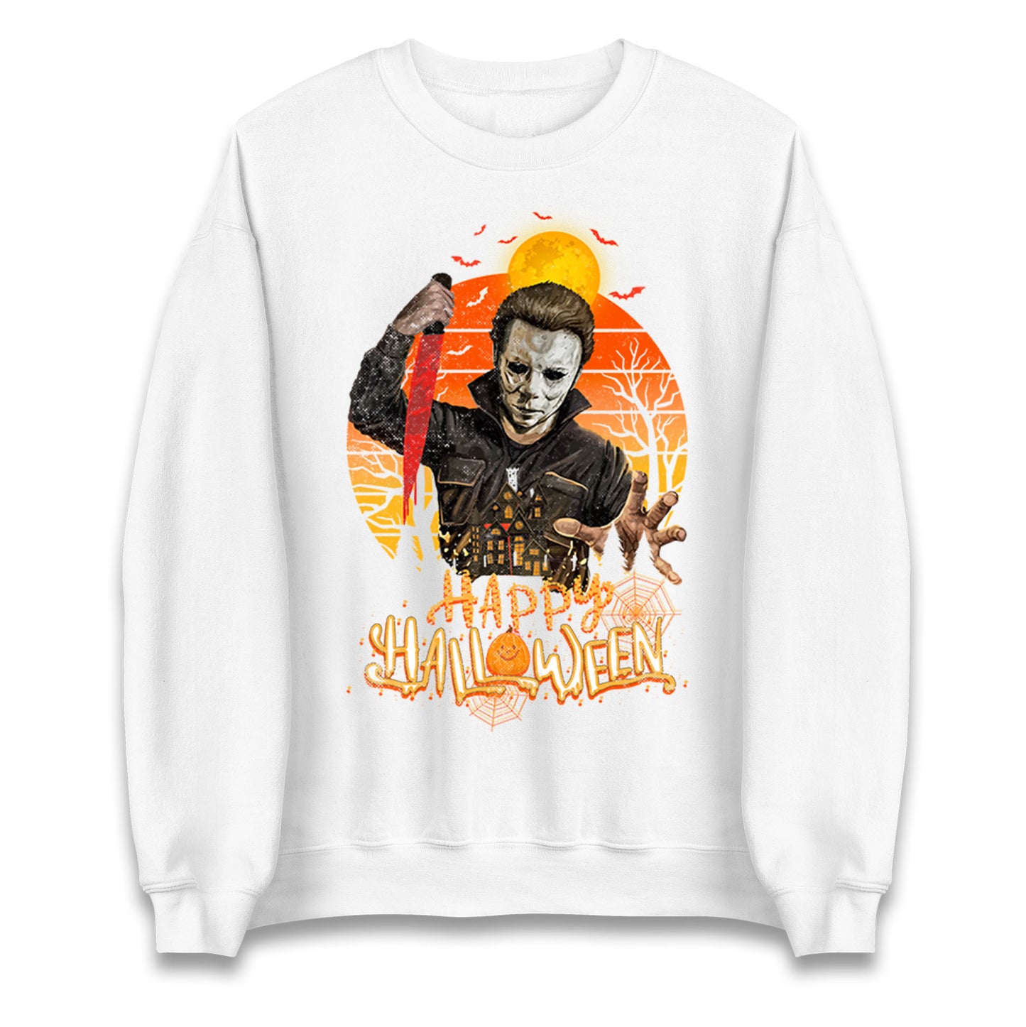 Michael Myers Happy Halloween Unisex Sweatshirt