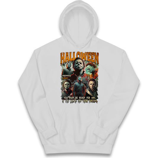 Michael Myers Scary Halloween Bootleg Kids Hoodie