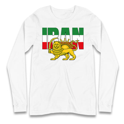 Iran Flag Longsleeve T Shirt