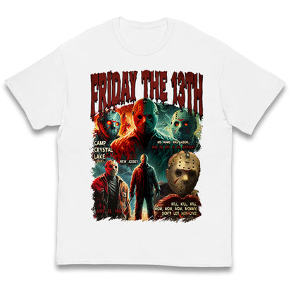 Jason voorhees Friday The 13th Halloween Bootleg Kids T Shirt