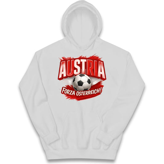 Austria Retro World Cup Kids Hoodie