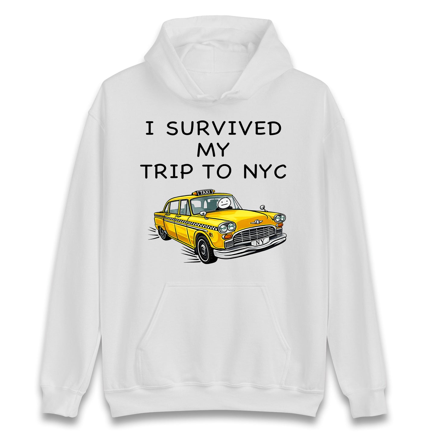 I Survived My Trip To NYC Yellow Taxi Hoodie