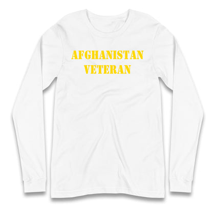 Afghanistan Veteran Longsleeve T Shirt