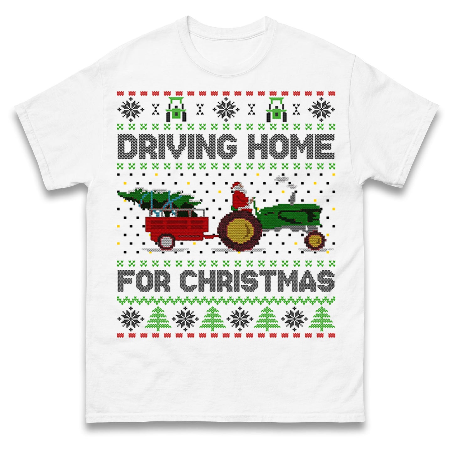 John Deere Christmas T Shirt 