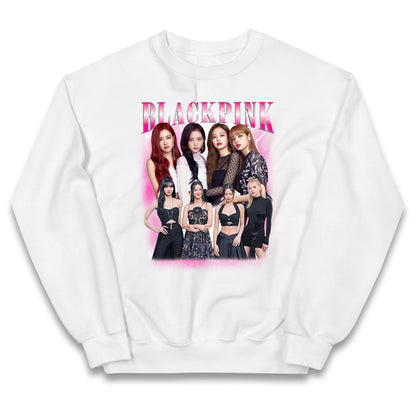 Black Pink Kids Jumper