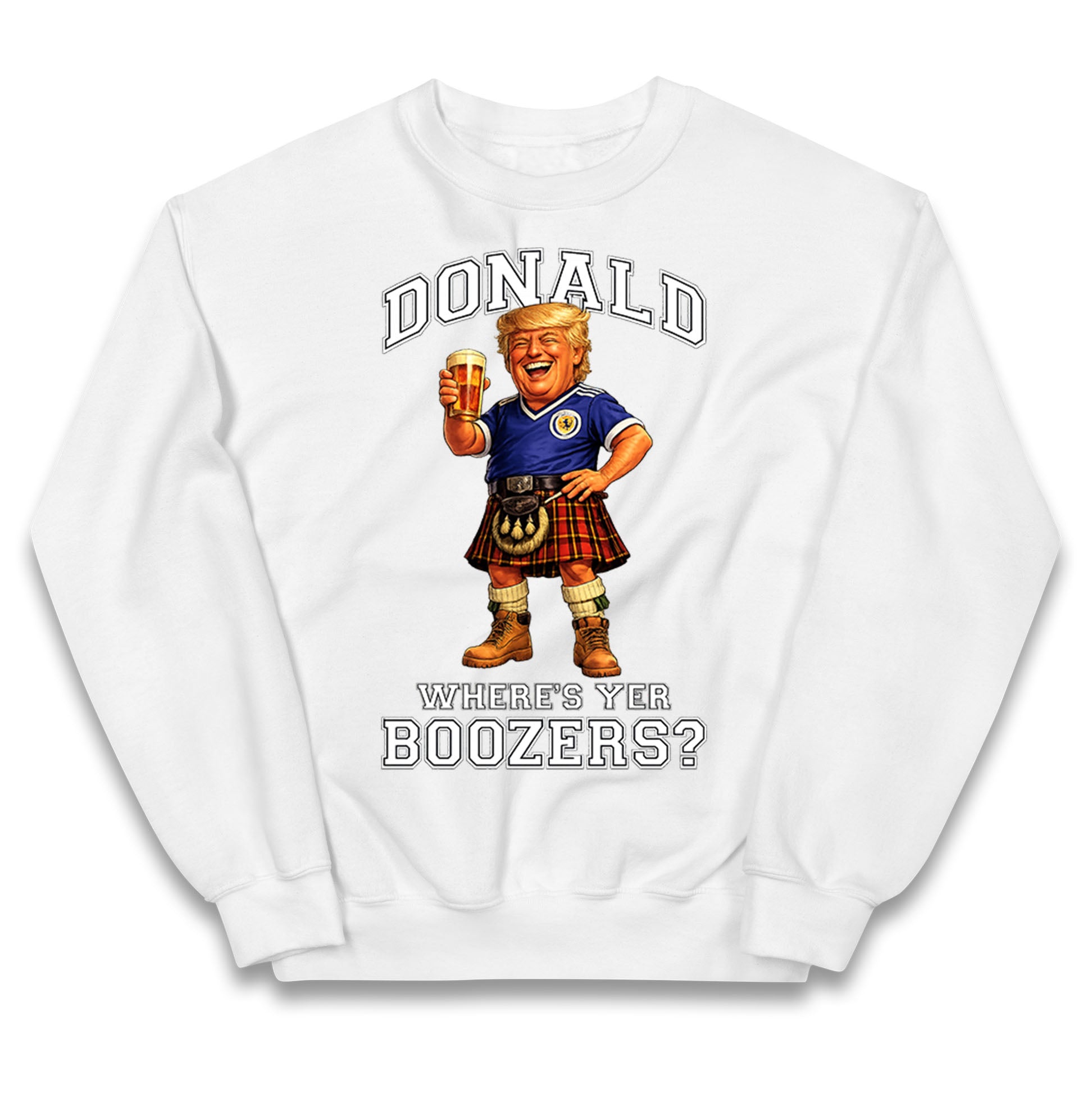 Donald Trump Scotland World Cup Kids Jumper