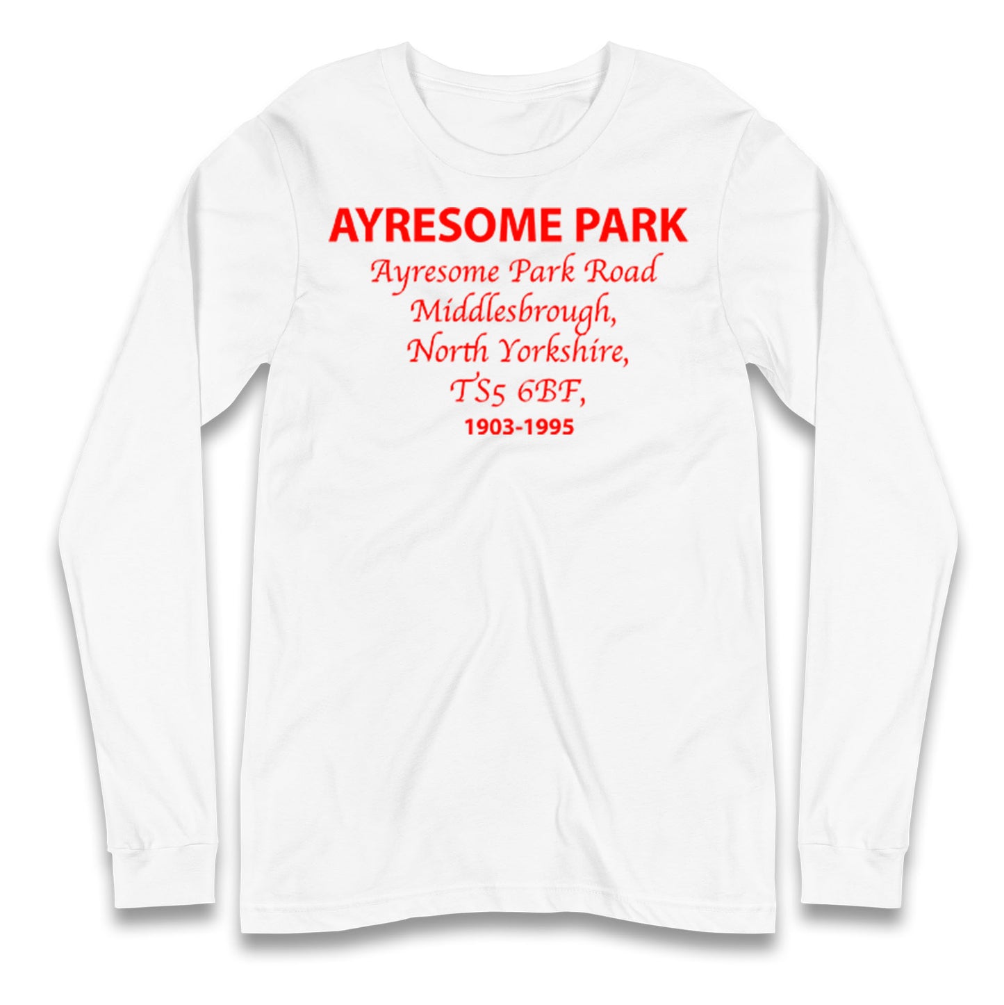 Middlesbrough Ayresome Park Long Sleeve Shirt