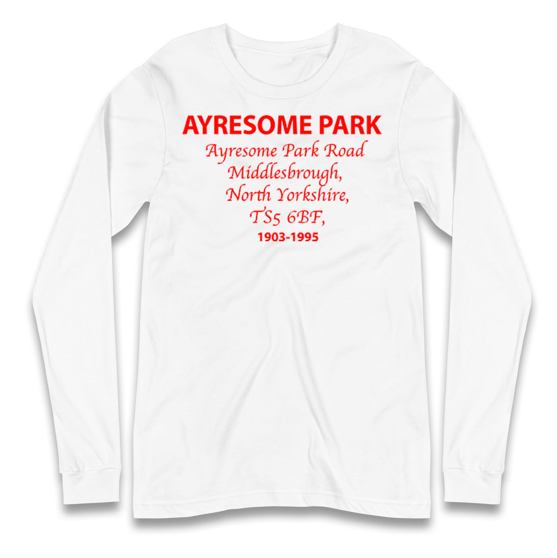 Middlesbrough Ayresome Park Long Sleeve Shirt