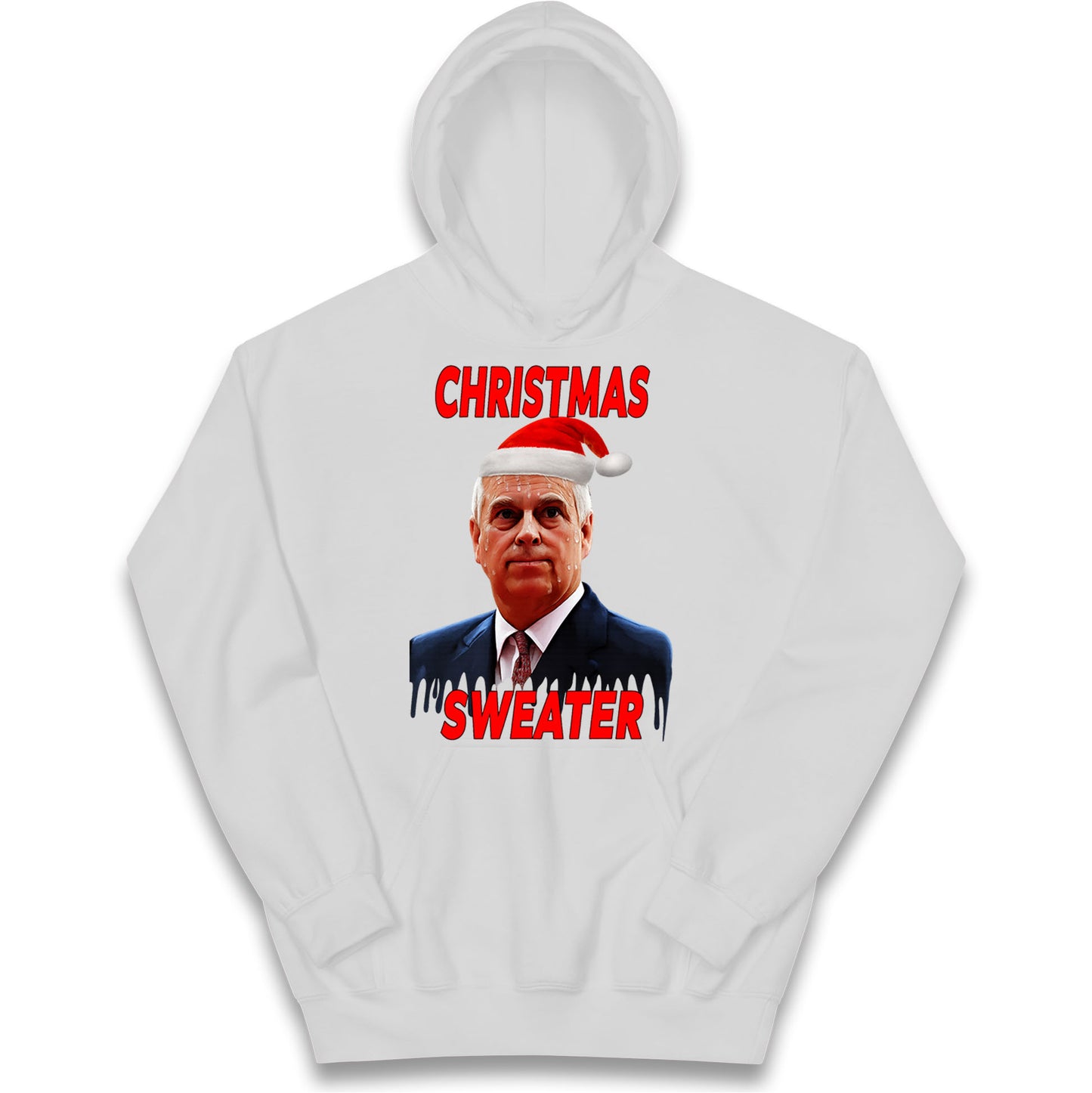 Prince Andrew Christmas Kids Hoodie