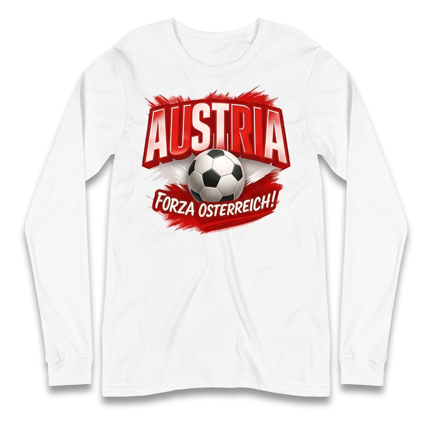 Austria Retro World Cup Longsleeve T Shirt