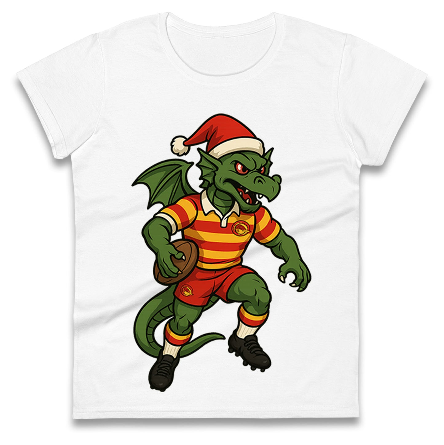 Catalans Dragons Christmas Ladies T Shirt