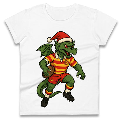 Catalans Dragons Christmas Ladies T Shirt