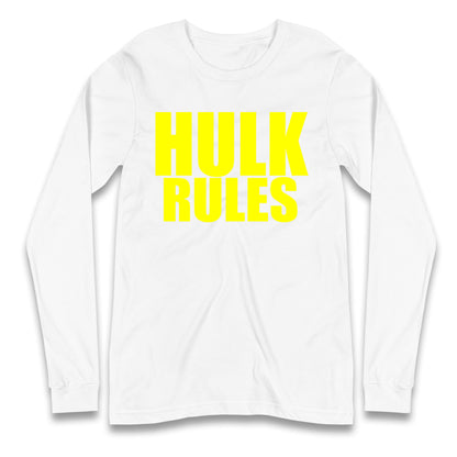 Hulk Rules Longsleeve T Shirt