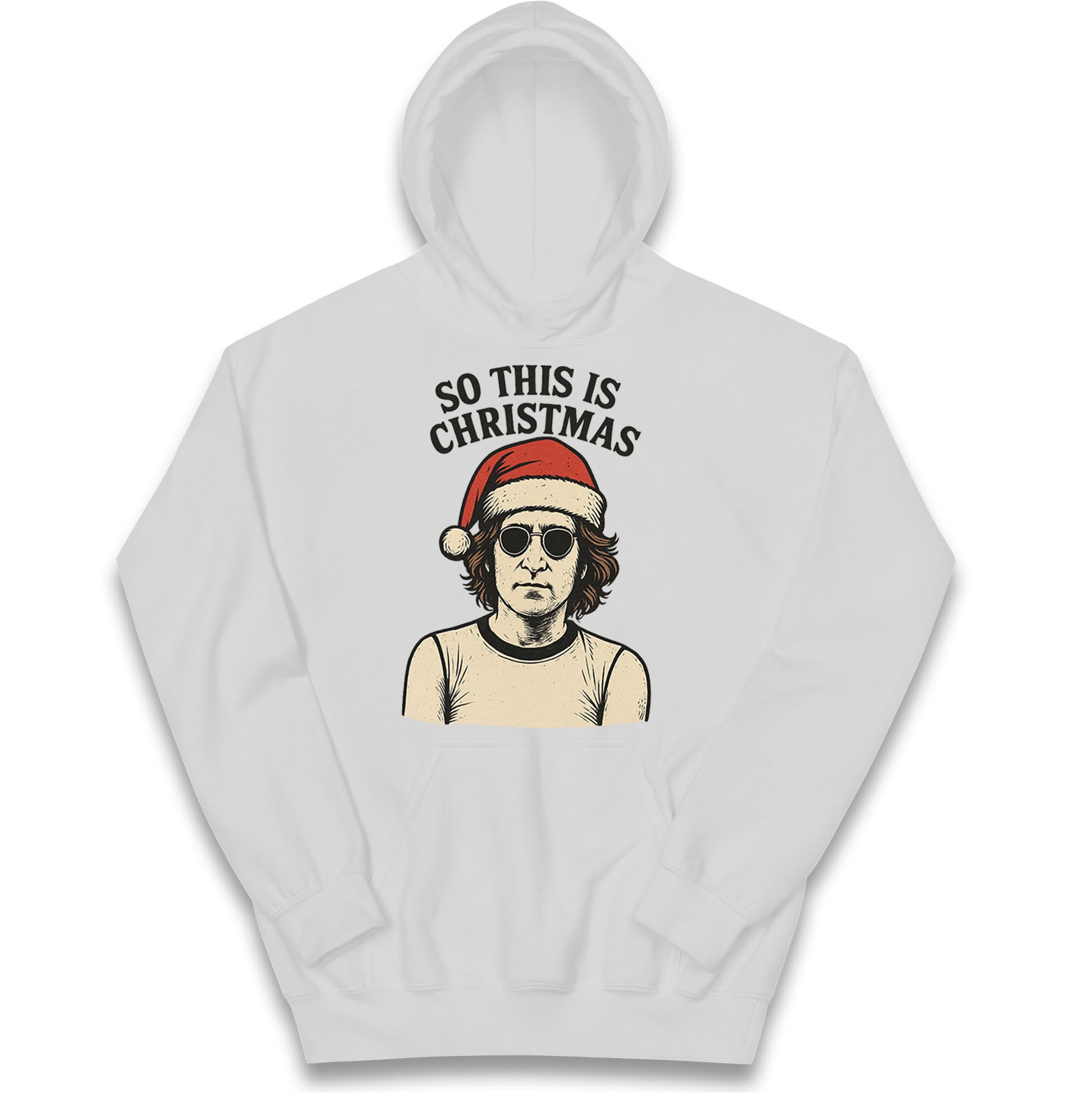 Christmas John Lennon Christmas Kids Hoodie 