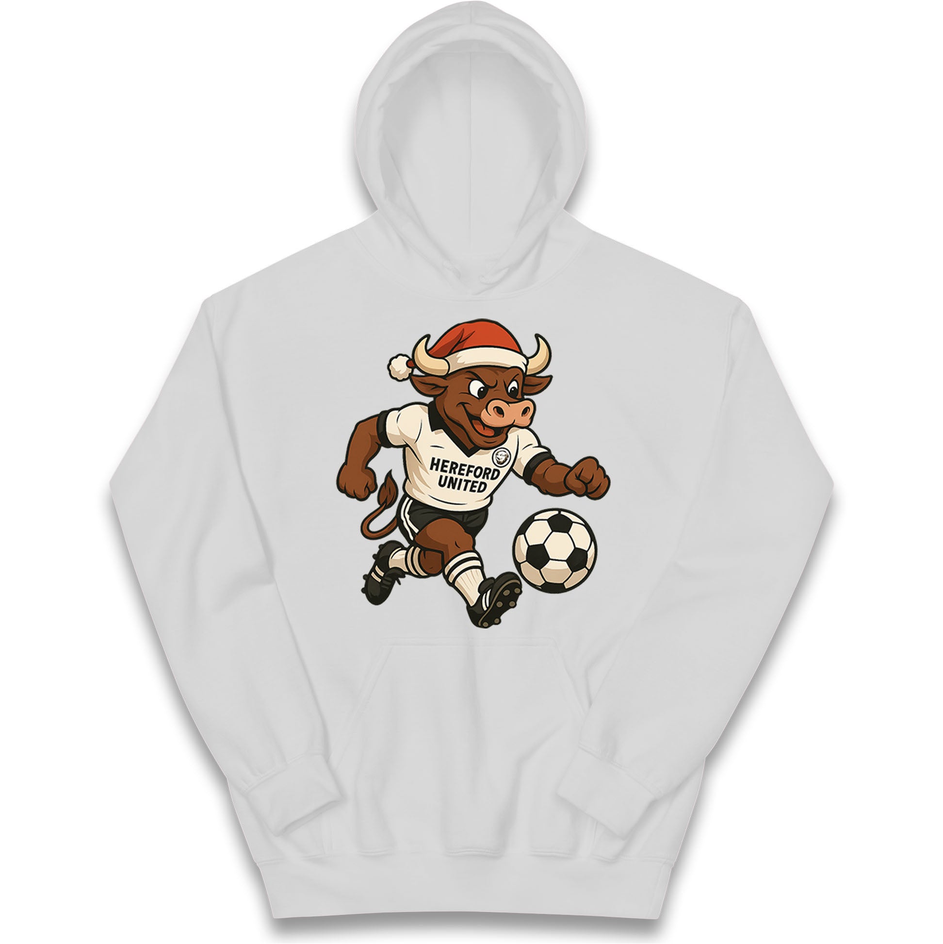 Retro Hereford Christmas Kids Hoodie