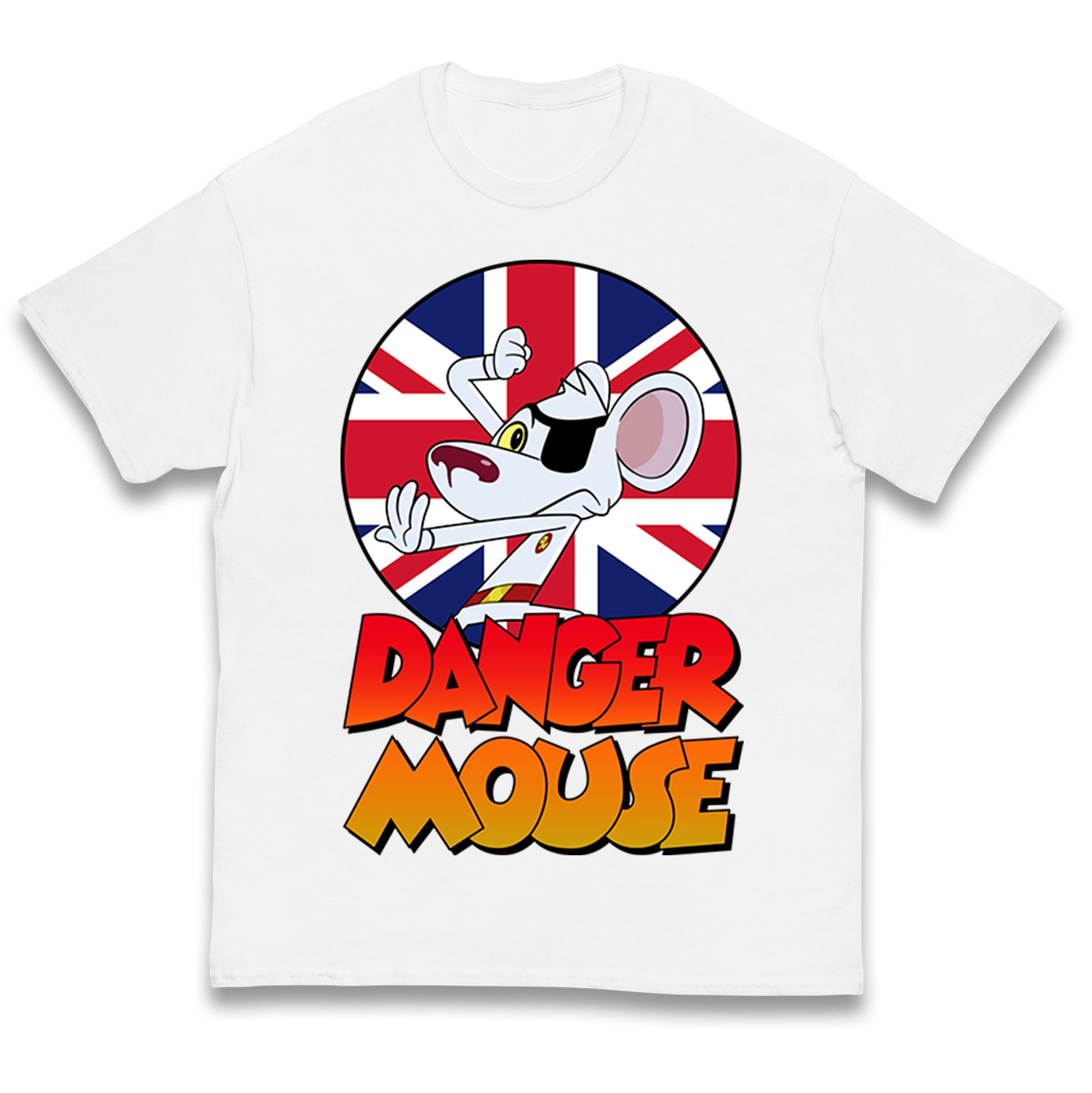 Danger Mouse Union Jack Kids T Shirt