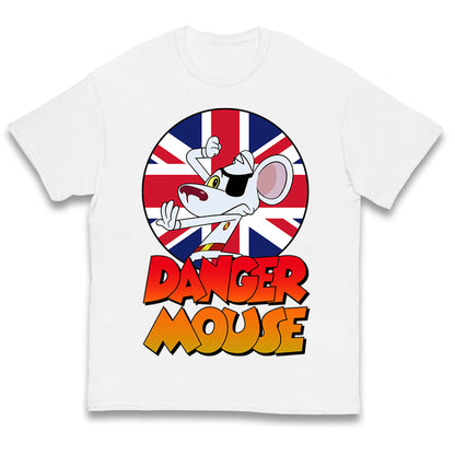 Danger Mouse Union Jack Kids T Shirt