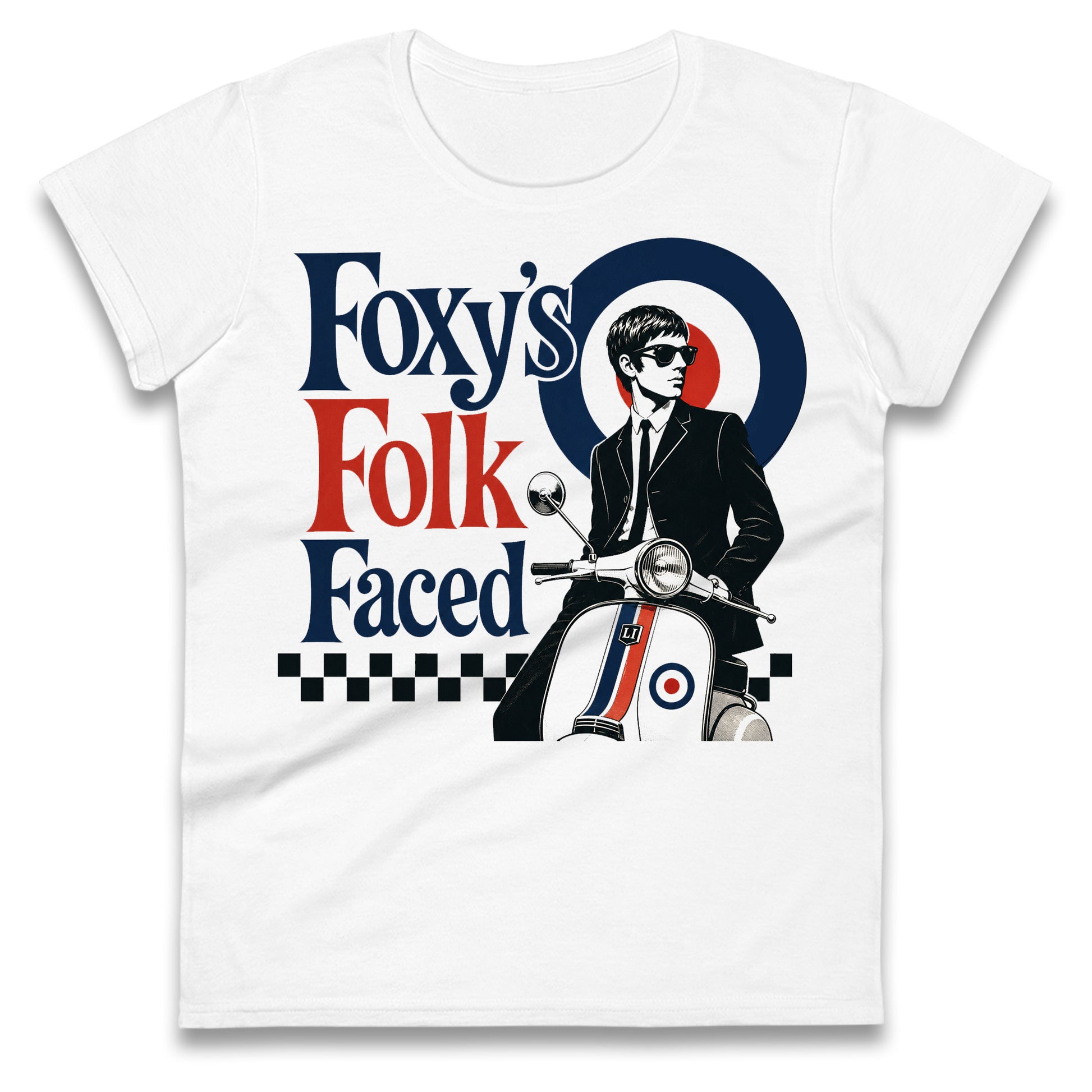 Ocean Colour Scene Foxy's Folk Faced Ladies T Shirt