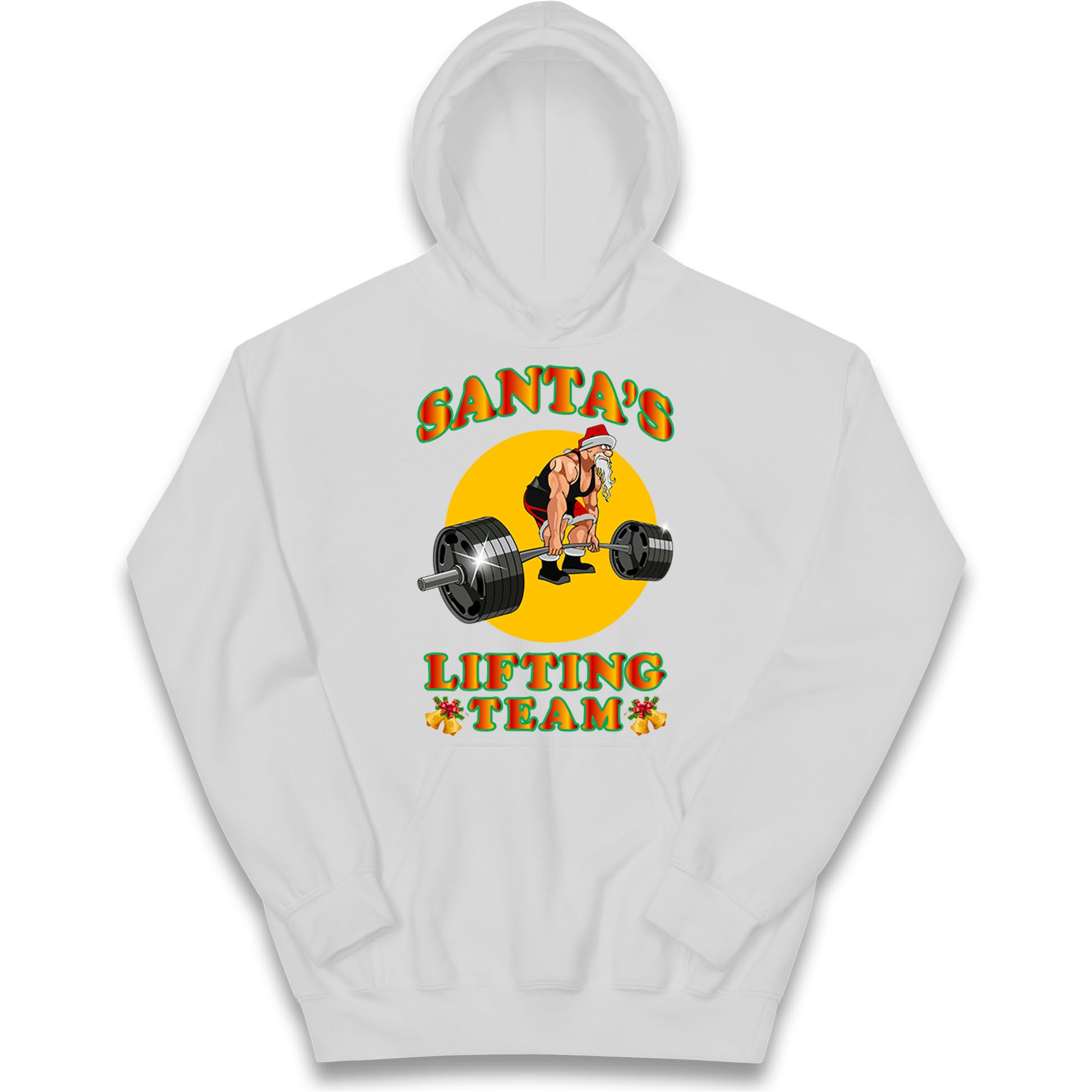 bodybuilding gym christmas hoodie