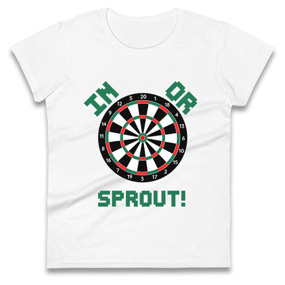 dartboard christmas womens t shirt