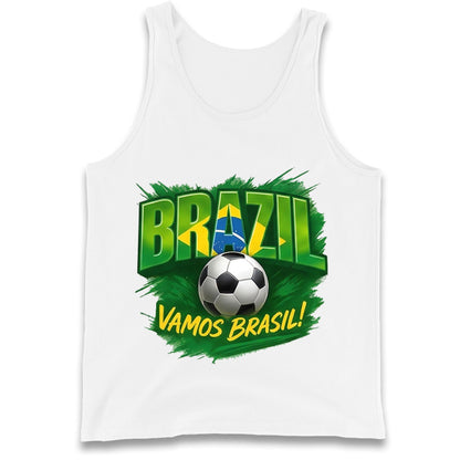 Brazil Retro Football Tank Top 