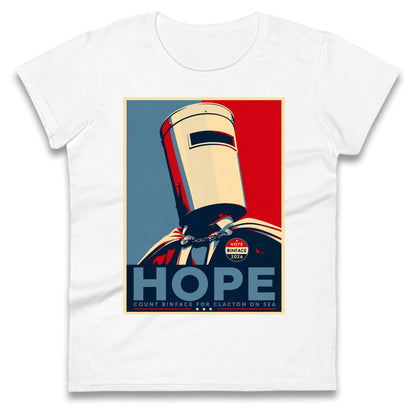Count Binface Ladies T Shirt