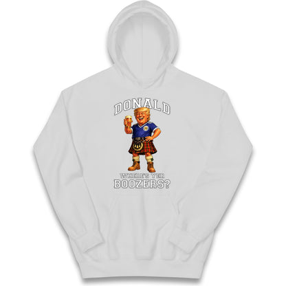 Donald Trump Scotland World Cup Kids Hoodie