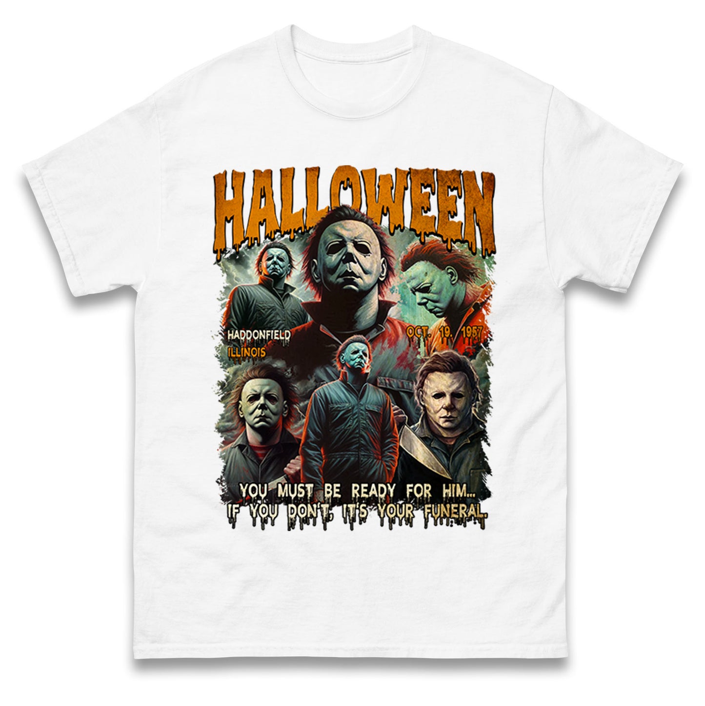 Michael Myers Scary Halloween Bootleg T Shirt
